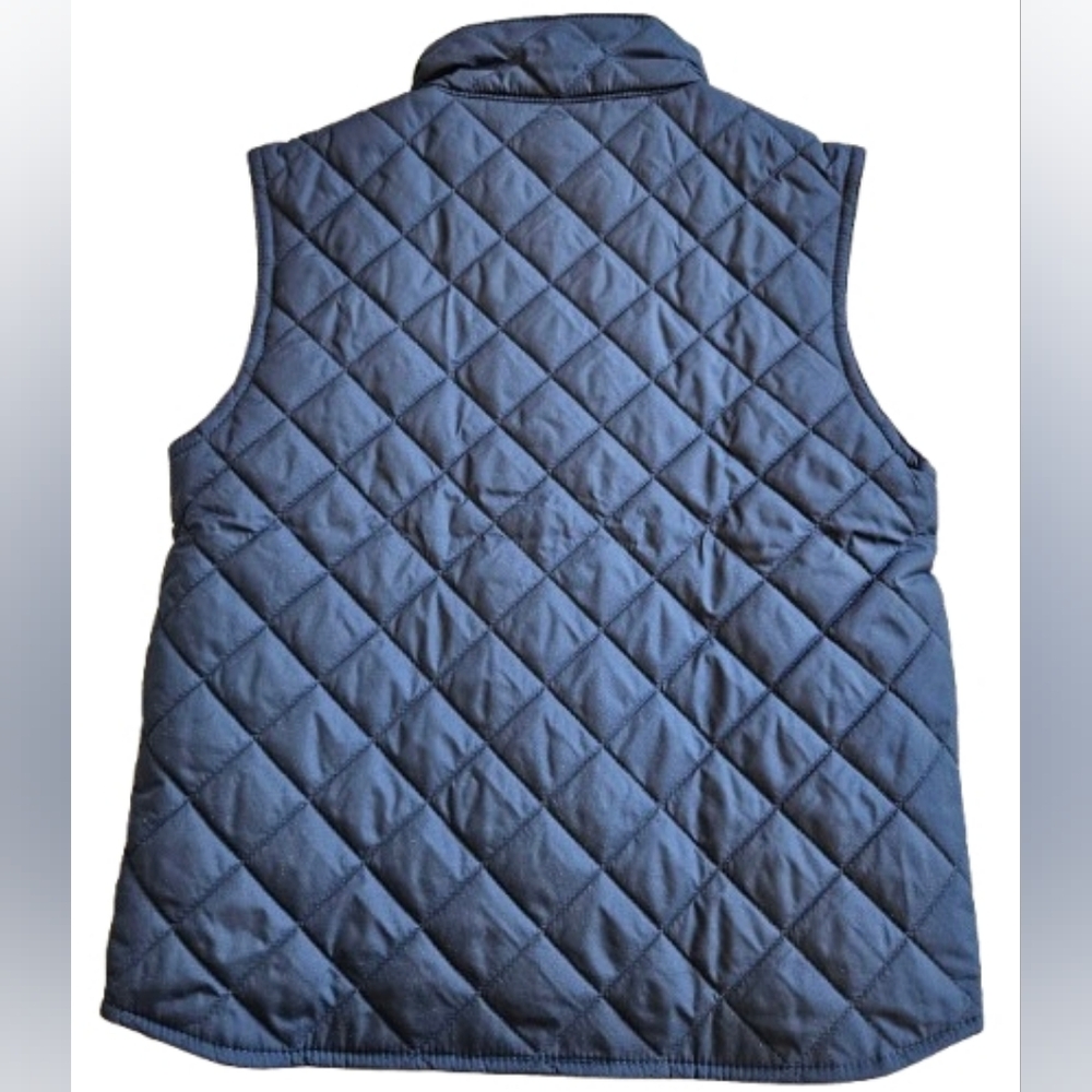 Crewcuts Boys Quilted Zip Front Vest, Xs/ 4-5, Blue - Picture 8 of 13